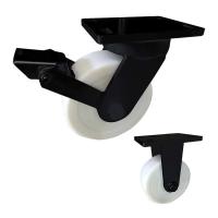 Buy cheap 5500lbs Capacity 8" Super Heavy Duty Casters With Black Paint Bracket product