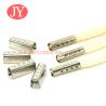 Buy cheap Black Flat Shoelace with white text logo on aglet from wholesalers