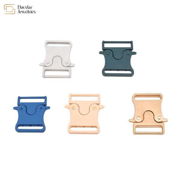 Buy cheap Metal Side Quick Release Buckle , Diy Bag Webbing Replace Horn Military Belt Buckles from wholesalers