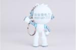 Soft PVC Rubber Plastic Key Chain, Custom Brand Symbol Miniature Figure Key