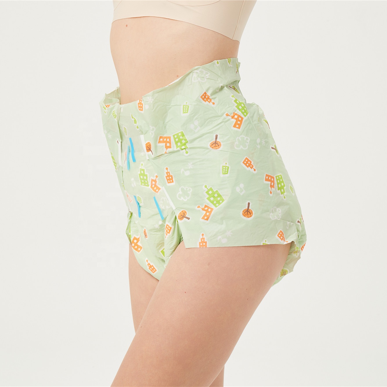 Direct Incontinence People Care Printed Super Absorbent Adult Diaper for Men and Women