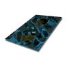 Buy cheap Blue Ripple Pvd Metal Decorative Sheet Water Wave Stainless Steel Panel from wholesalers