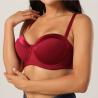 Buy cheap 75D-100D Half Cup Sexy Mature Plus Size Bra Women Convertible Straps Push Up Antislip Strapless Bras from wholesalers