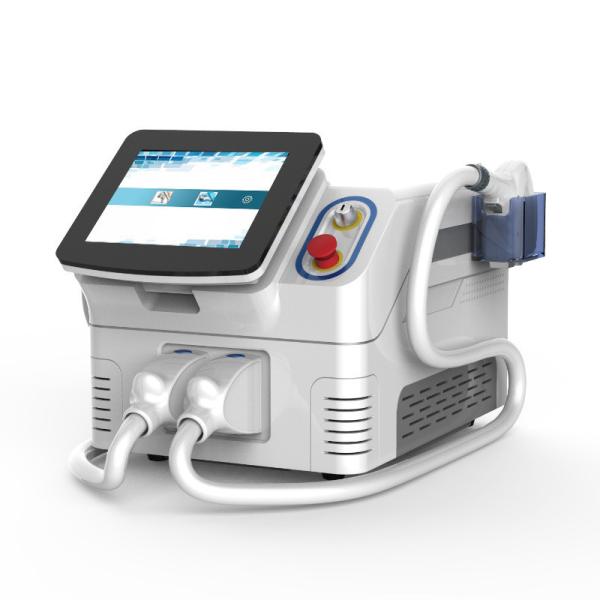 Portable 2 In 1 Professional Laser Hair Removal Equipment Plus E - Light IPL SHR