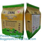 Custom Logo Recycled Pouches, Slide Zippers Lock, Gusset Mylar Dog Food Pet Food