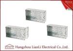 Custom Outdoor Waterproof Metal Electrical Gang Box Pre Galvanized