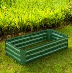 Eco Friendly 80x60cm Galvanized Metal Raised Beds