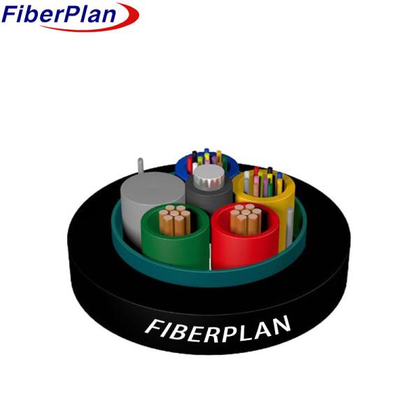 Buy cheap GDTS Parallel Steel Wire Strengthen Composite Fiber Optic Cable for Outdoor Distribution from wholesalers