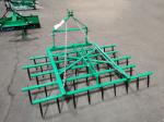 STH - Farm Implements Tractor Three Point Spike Tooth Harrow; Farm Landscape