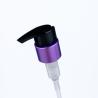 Buy cheap 24/410 Bright Silver and Black Purple Electroplated Aluminum Plastic Pump Head for Lotion Bottles from wholesalers