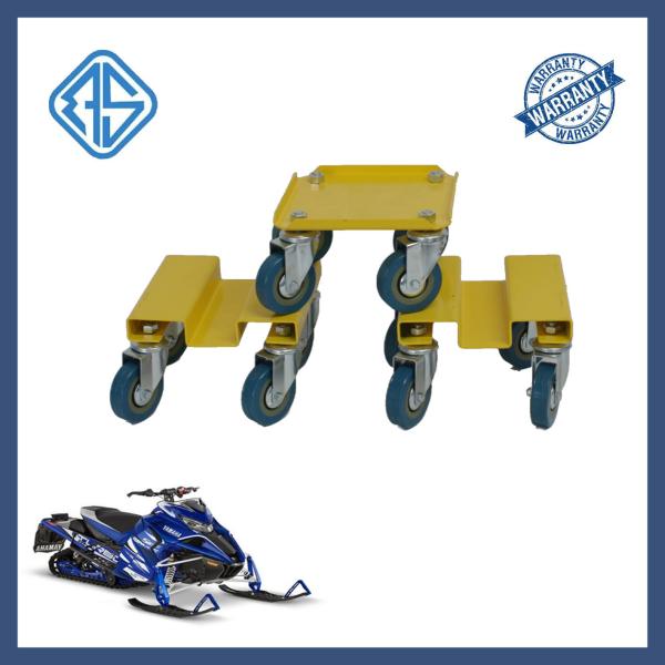 Buy cheap Solid Rubber Snowmobile Cart Dolly Flat Pad Motorcycle Trolley 3 Pieces Set from wholesalers