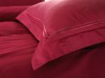 Buy cheap Red Home Textile Products King / Queen Bed Sheet Sets Good Moisture Absorption from wholesalers