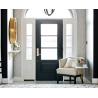 Buy cheap Solid Wood Doors customized plastic composite pvc MDF white black door from wholesalers