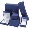 Buy cheap Custom Logo Octagonal Jewelry Packaging Box in Blue Leather for Necklace Earrings Ring from wholesalers