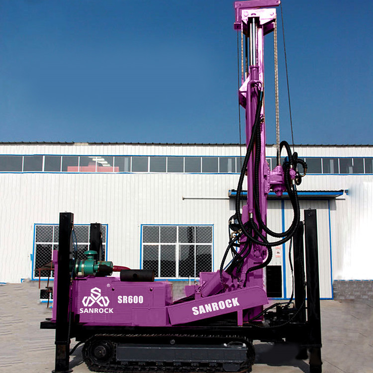Portable Water Well Drilling Machine 600m Depth Borehole Hydraulic Water Drilling Rig
