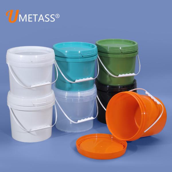 Buy cheap Heavy Duty PP 5 Gallon Transparent Bucket White Pail Reinforced Foodsafe from wholesalers