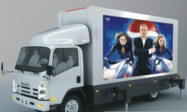 P6 Outdoor Digital Billboard Mobile Truck LED Display for Advertising