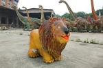Realistic Animal Battery Car Weather Resistant Life Size Lion Ride