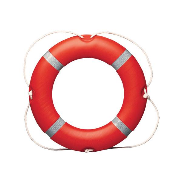 Buy cheap Red Color Water Lifesaver Ring , Polyurethane Foam Lifesaving Ring With Rope from wholesalers