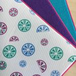 Sinlge packed 1pc Microfiber printeted water absorb dish mat kitchen water pad