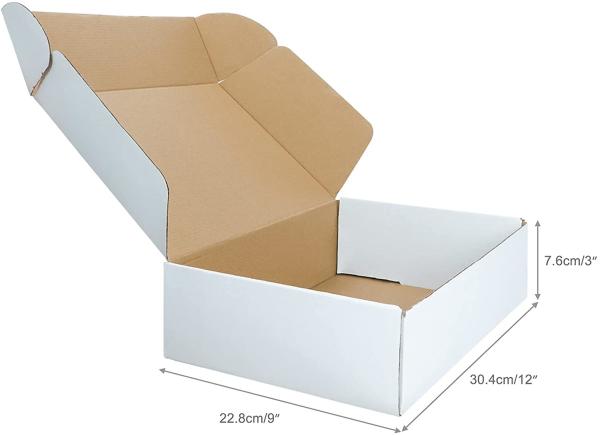 Buy cheap Corrugated Mailers White Cardboard Shipping Box Matte Lamination from wholesalers