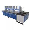 Buy cheap University Laboratory Island Bench Wood Wall Bench Laboratory Work Table from wholesalers