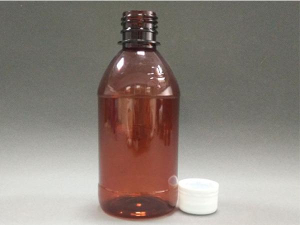 Buy cheap Polyester Plastic Liquid Bottle Brown Anti Theft Ring 250ml Volume For Drugs from wholesalers