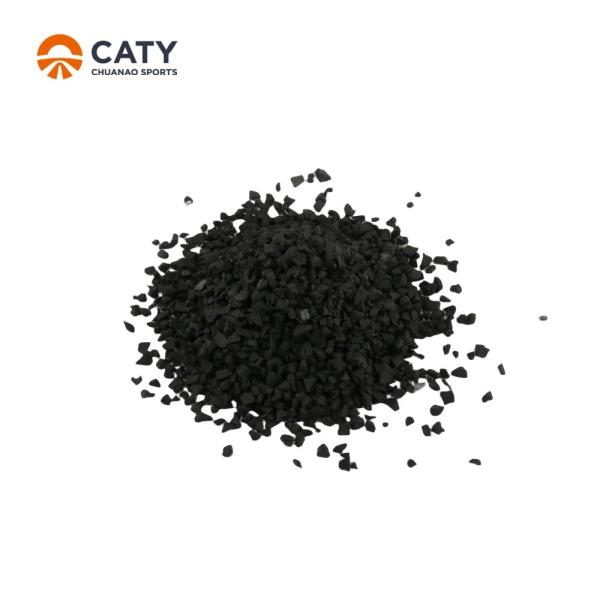 Buy cheap Anti UV Black SBR Rubber Granules Multipurpose For Running Tracks from wholesalers