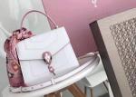 Cowhide Flip Open Ladies Waist Bag , 18cm Cross Body Chain Bag