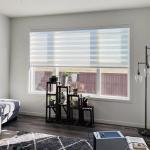Customization Blackout Cordless Curtain Blinds Motorized Zebra Shades