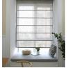 Buy cheap Light grey Plain linen curtain Roman blinds sheer curtain customized for bedroom living reading dinning room from wholesalers