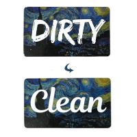 Buy cheap odm CE Reversible Magnetic Dishwasher Clean Sign Dirty Indicator product