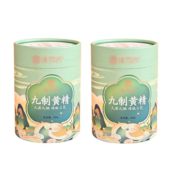 Buy cheap Food Grade Cardboard Cylinder Empty Paper Tube Packaging Coffee Tea Cans from wholesalers