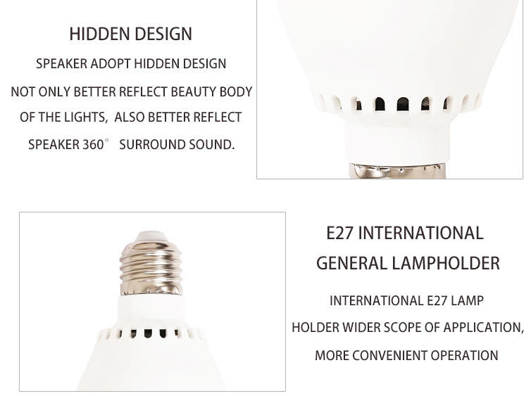 RGBW Bluetooth Diamond Led Bulb Wireless Remote Control 12W BLE 5.0