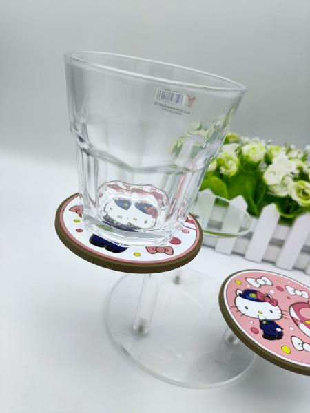 Buy cheap Heatproof Soft PVC Coaster No Spill Thermal Insulation Small Cute from wholesalers