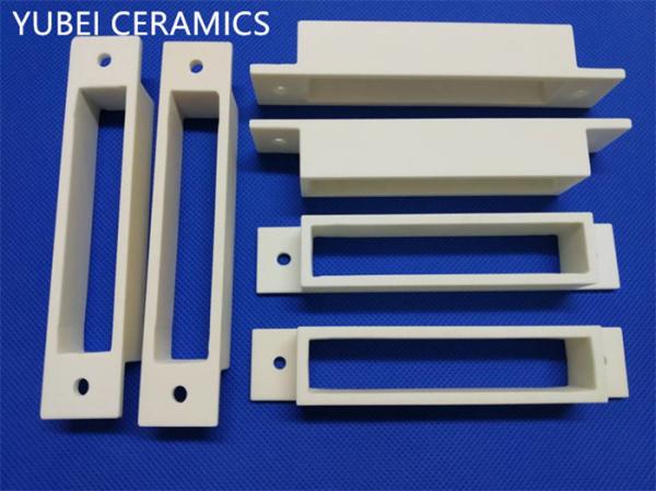 Buy cheap 95% Alumina Ceramic Material Ivory Color Custom Size / Drawing from wholesalers
