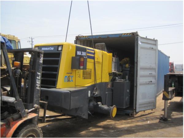 Buy cheap Used KOMATSU WA380-3 Wheel Loader Sold to Jordan Aqaba port from wholesalers