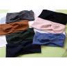 Buy cheap hair band accessories elastic pure color knitted wide hair bands women face wash sports headband wholesale from wholesalers