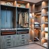 Buy cheap Solid Wood Customized Wardrobe Closet Modern Walk In Closet with Dress Mirror from wholesalers