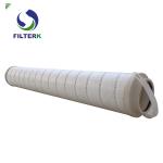 Galvanized End Cap Liquid Filter Cartridge , Deep Filtration Water Filter