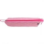 Diamond Stitch Pattern Zipper Cosmetic Bag For Travel 19cm×12cm×6cm