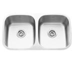 Buy cheap 1.5mm Thickness Double Bowl Undermount Stainless Steel Sink from wholesalers