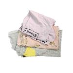 Light Color Recycled 20kg Packing 85% Cotton T Shirt Rags
