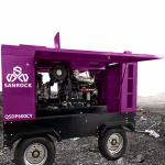 Mobile Rotary Screw Air Compressor Equipment High Pressure Machine