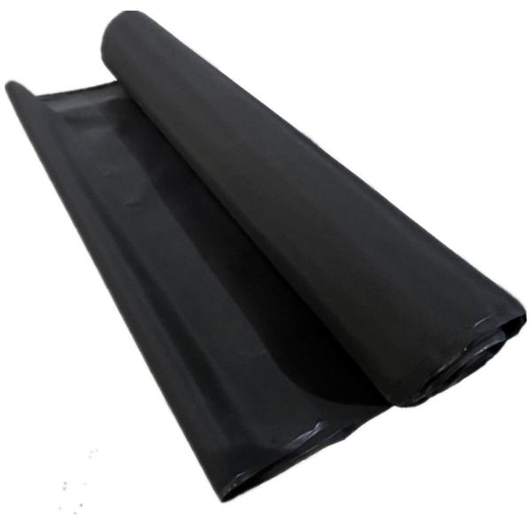 Black Hypalon Coated Nylon Fabric 500D Matte CSM Hypalon Tarp For Backpack 1.0mm