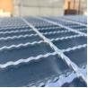 Buy cheap Q235 Tooth Shaped Gutter Serrated Steel Grating Plant Building Materials from wholesalers