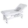 Buy cheap Pu Leather Therapeutic Massage Table Chair Manual Adjustable White Color from wholesalers