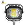 Buy cheap Metal 80V Dual Color Blue Red Flashing CG Modified Motorcycle LED Headlight from wholesalers