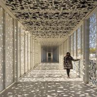 Buy cheap Interior Perforated Metal Panel 1000x1000mm Laser Cut Carved 2.5mm Thickness product