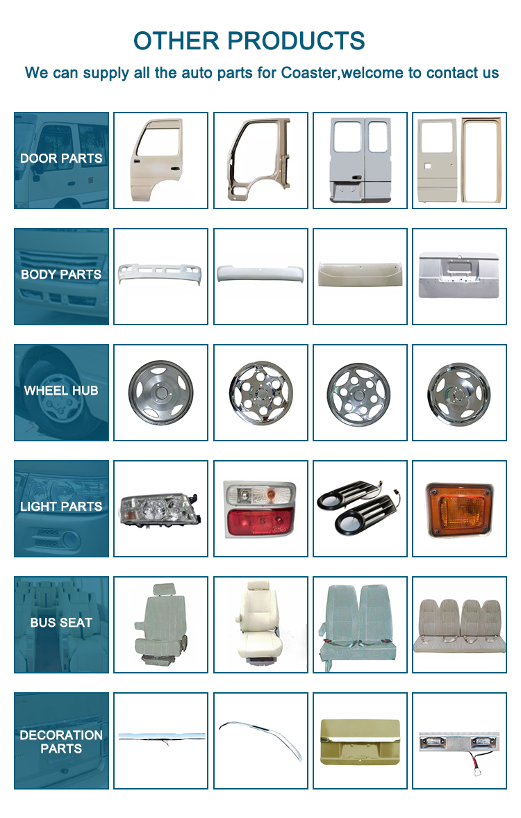 Silver Grey Color Metal RH Sheet Bus Body Parts Toyota Door Parts